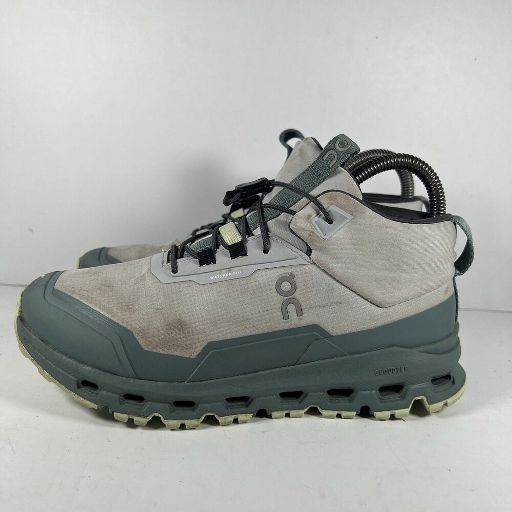 On CloudHero Mid Waterproof Hiking Shoes Sneakers Outdoors Youth Size 4 - Picture 3 of 8